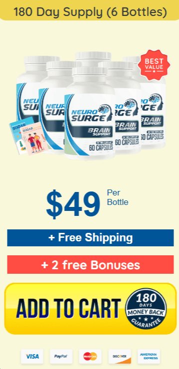 NeuroSurge 6 bottle